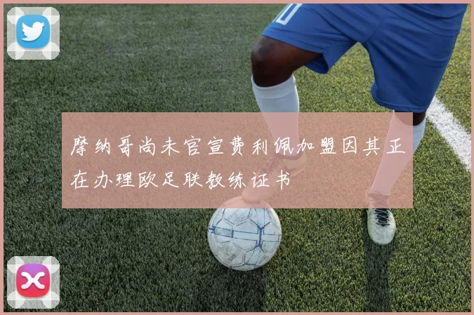 摩纳哥尚未官宣费利佩加盟因其正在办理欧足联教练证书