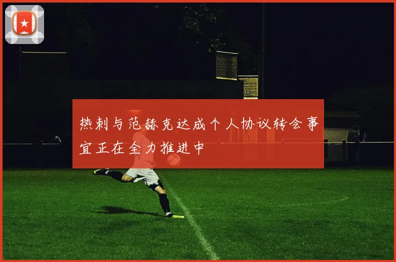 热刺与范赫克达成个人协议转会事宜正在全力推进中